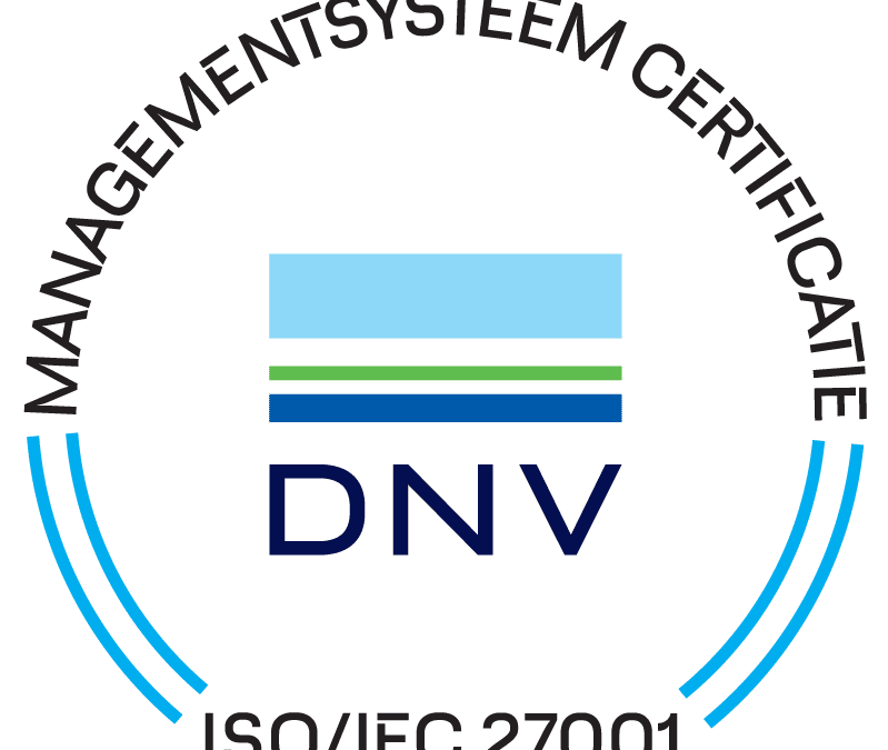 DGMR Software ISO 27001 gecertificeerd