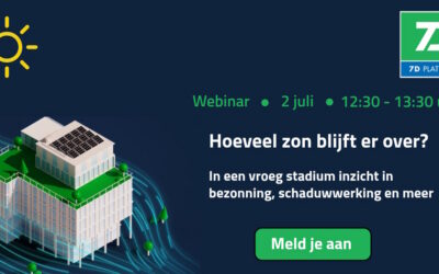 Webinar: In een vroeg stadium inzicht in bezonning, schaduwwerking en meer
